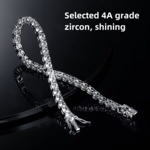 Zircon tennis bracelet for men and women fashion personality exquisite jewelry